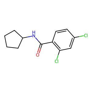 2,4-二氯-N-环戊基苯甲酰胺 structure