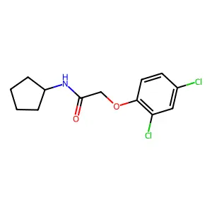 N-环戊基-2-(2,4-二氯苯氧基)乙酰胺 structure