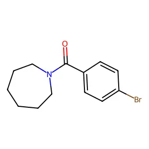 Azepan-1-yl(4-bromophenyl)methanone structure