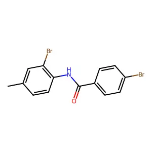 4-bromo-N-(2-bromo-4-methylphenyl)benzamide structure