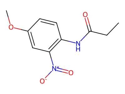 N-(4-Methoxy-2-nitrophenyl)propionamide structure