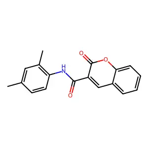 N-(2,4-Dimethylphenyl)-2-oxo-2H-chromene-3-carboxamide structure