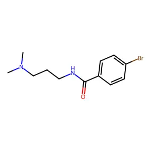 4-bromo-N-[3-(dimethylamino)propyl]benzamide structure