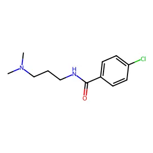 4-chloro-N-[3-(dimethylamino)propyl]benzamide structure