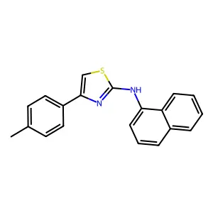 2-(1-Naphthylamino)-4-(4-methylphenyl)-1,3-thiazole structure