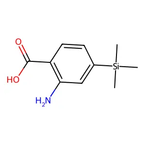 2-Amino-4-trimethylsilylbenzoic acid structure