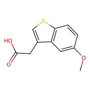 5-甲氧基苯并[b]噻吩-3-乙酸 structure