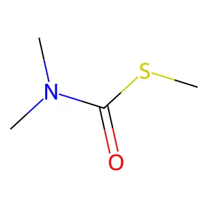 二甲基氨基硫代甲酸S-甲酯 structure