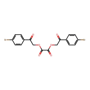Bis[2-(4-bromophenyl)-2-oxoethyl] oxalate structure