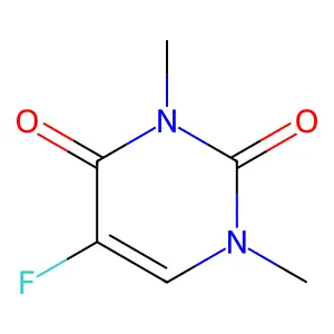 5-Fluoro-1,3-dimethyluracil structure