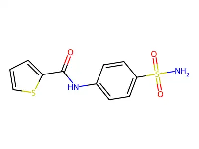 N-(4-sulfamoylphenyl)thiophene-2-carboxamide structure
