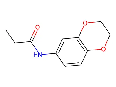 N-(2,3-Dihydrobenzo[b][1,4]dioxin-6-yl)propionamide structure