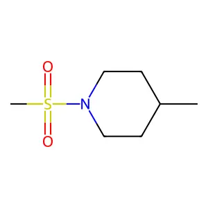 1-Methanesulfonyl-4-methylpiperidine structure