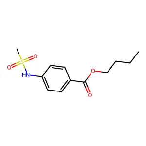 Butyl 4-(methanesulfonamido)benzoate structure