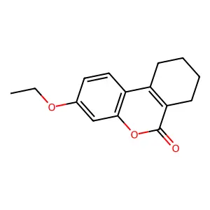 3-ethoxy-7,8,9,10-tetrahydro-6H-benzo[c]chromen-6-one structure