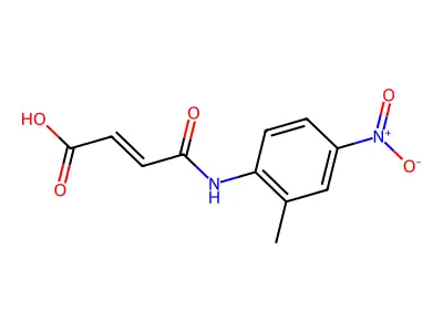4-(2-Methyl-4-nitroanilino)-4-oxobut-2-enoic acid structure