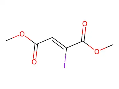 dimethyl (Z)-2-iodobut-2-enedioate structure