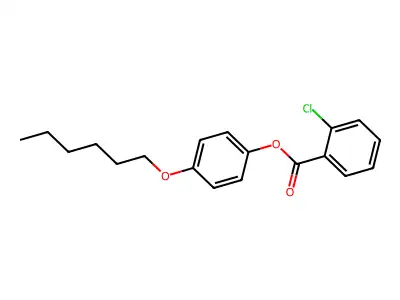 4-(Hexyloxy)phenyl 2-chlorobenzoate structure