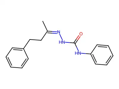 4-phenyl-2-butanone N-phenylsemicarbazone structure