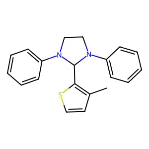 2-(3-Methylthiophen-2-yl)-1,3-diphenylimidazolidine structure
