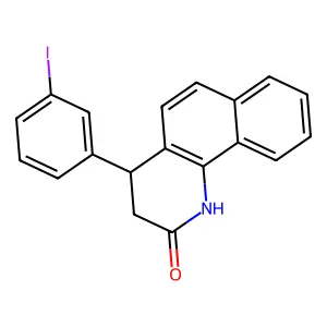 4-(3-Iodophenyl)-3,4-dihydrobenzo[h]quinolin-2(1H)-one structure
