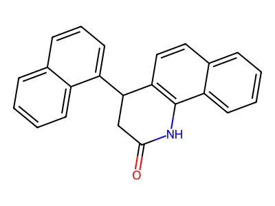 4-Naphthalen-1-yl-3,4-dihydro-1H-benzo[h]quinolin-2-one structure