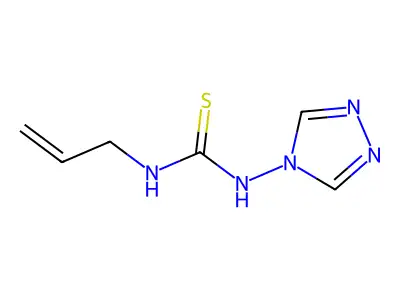 N-allyl-N'-(4H-1,2,4-triazol-4-yl)thiourea structure