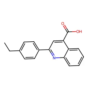 2-(4-Ethylphenyl)quinoline-4-carboxylic acid structure