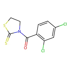 3-(2,4-Dichlorobenzoyl)-1,3-thiazolidine-2-thione structure