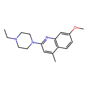 2-(4-Ethylpiperazin-1-yl)-7-methoxy-4-methylquinoline structure