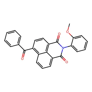 6-Benzoyl-2-(2-methoxyphenyl)benzo[de]isoquinoline-1,3-dione structure