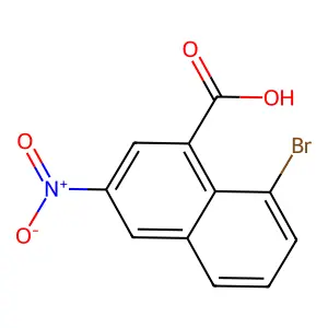 8-Bromo-3-nitro-1-naphthoic acid structure