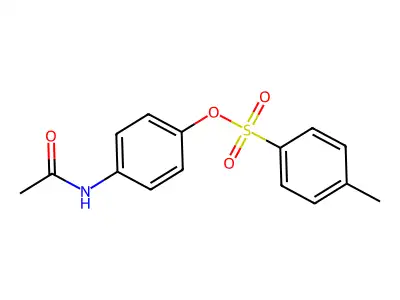 4-(Acetylamino)phenyl 4-methylbenzenesulfonate structure