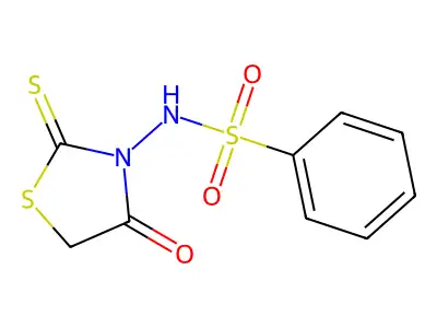 3-(Benzenesulfonylamino)rhodanine structure