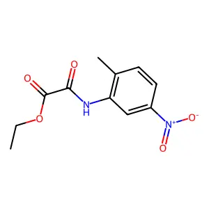 Ethyl [(2-methyl-5-nitrophenyl)carbamoyl]formate structure