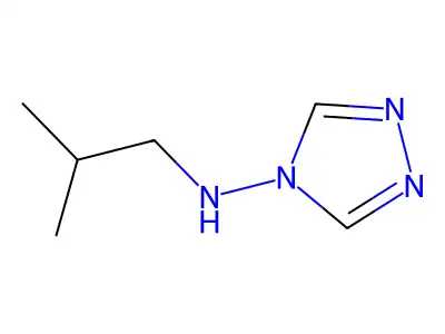 N-Isobutyl-4H-1,2,4-triazol-4-amine structure
