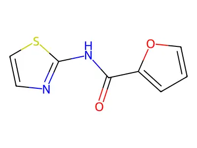 N-(1,3-thiazol-2-yl)furan-2-carboxamide structure