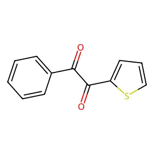 1-Phenyl-2-(2-thienyl)-1,2-ethanedione structure