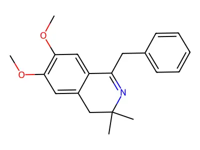 1-Benzyl-6,7-dimethoxy-3,3-dimethyl-3,4-dihydro-isoquinoline structure