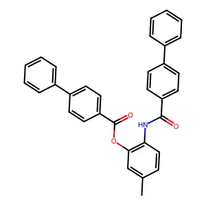[5-Methyl-2-[(4-phenylbenzoyl)amino]phenyl] 4-phenylbenzoate structure