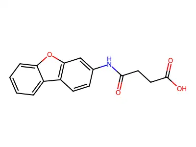 4-(Dibenzo[b,d]furan-3-ylamino)-4-oxobutanoic acid structure