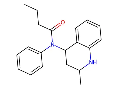 N-(2-methyl-1,2,3,4-tetrahydroquinolin-4-yl)-N-phenylbutanamide structure
