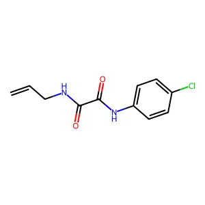N'-(4-chlorophenyl)-N-prop-2-enyloxamide structure
