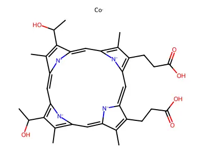Chemical Compound (C34H36CoN4O6-4) structure