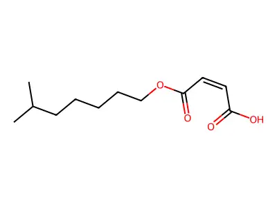 4-(6-甲基庚氧基)-4-氧代丁-2-烯酸 structure