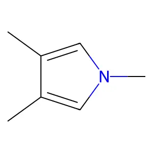 Pyrrole, 1,3,4-trimethyl- structure