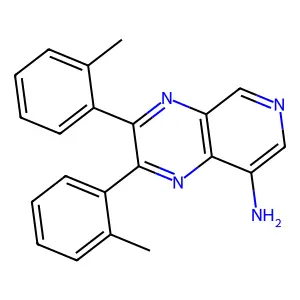 2,3-Bis(2-methylphenyl)pyrido[3,4-b]pyrazin-8-amine structure