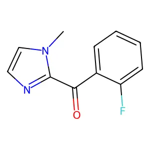 (2-Fluorophenyl)(1-methyl-1H-imidazol-2-YL)methanone structure