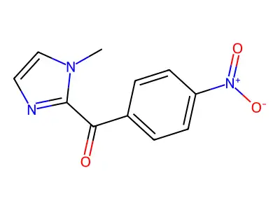 (1-methyl-1H-imidazol-2-yl)(4-nitrophenyl)Methanone structure