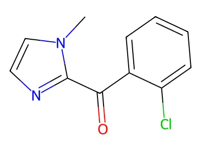 (2-Chlorophenyl)(1-methyl-1H-imidazol-2-yl)methanone structure